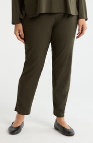 Eileen Fisher Slim Knit Ankle Pants