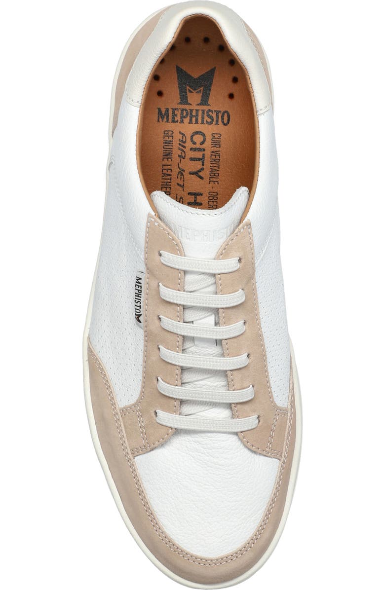 Mephisto Henry Lace-Up Sneaker, Alternate, color, Light Sand