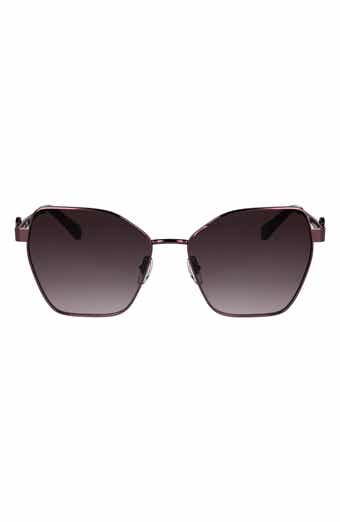 58mm Gradient Square Sunglasses