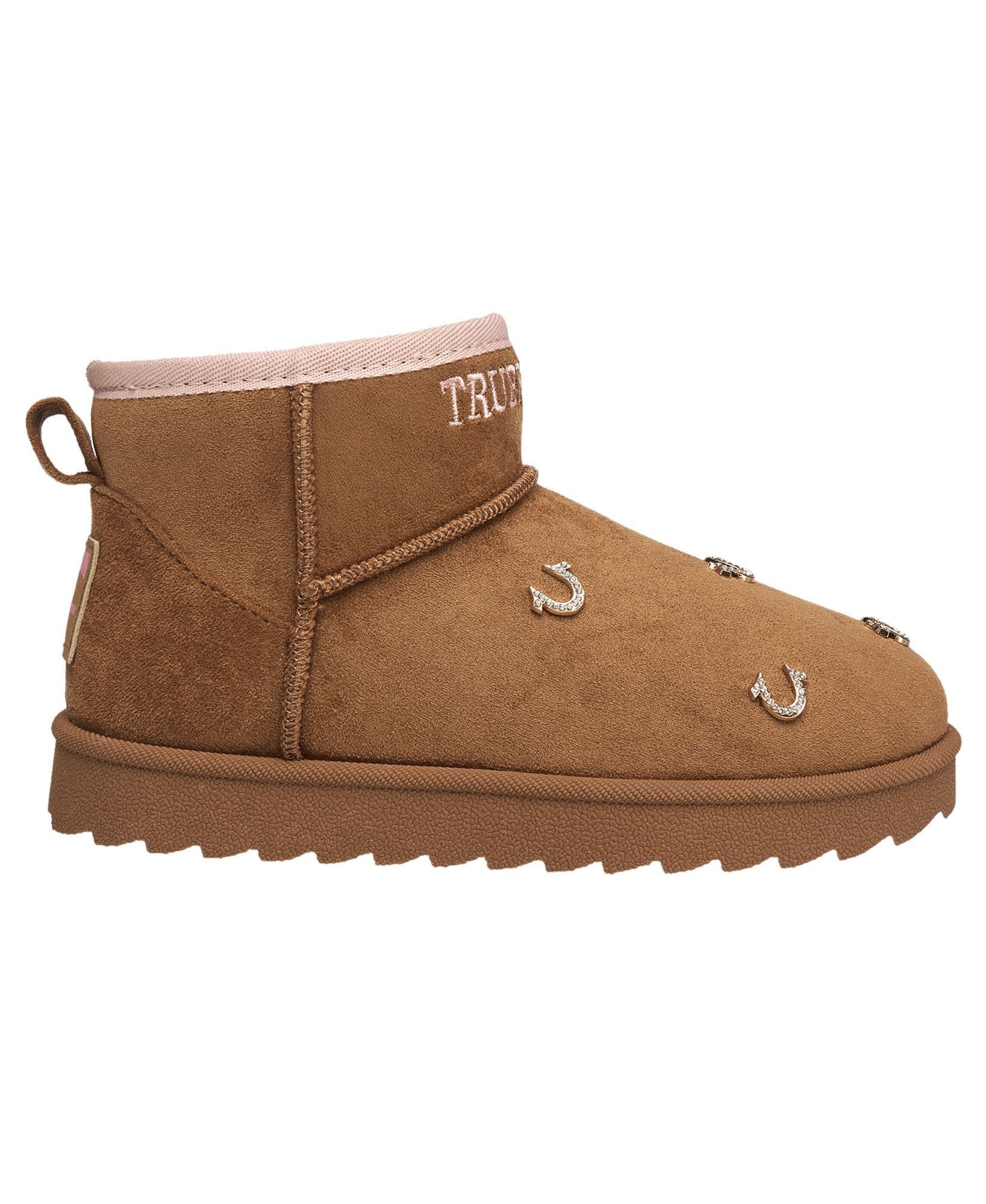 Kids' Kandi Bling Horseshoe Logo Boot, Alternate, color, Cognac