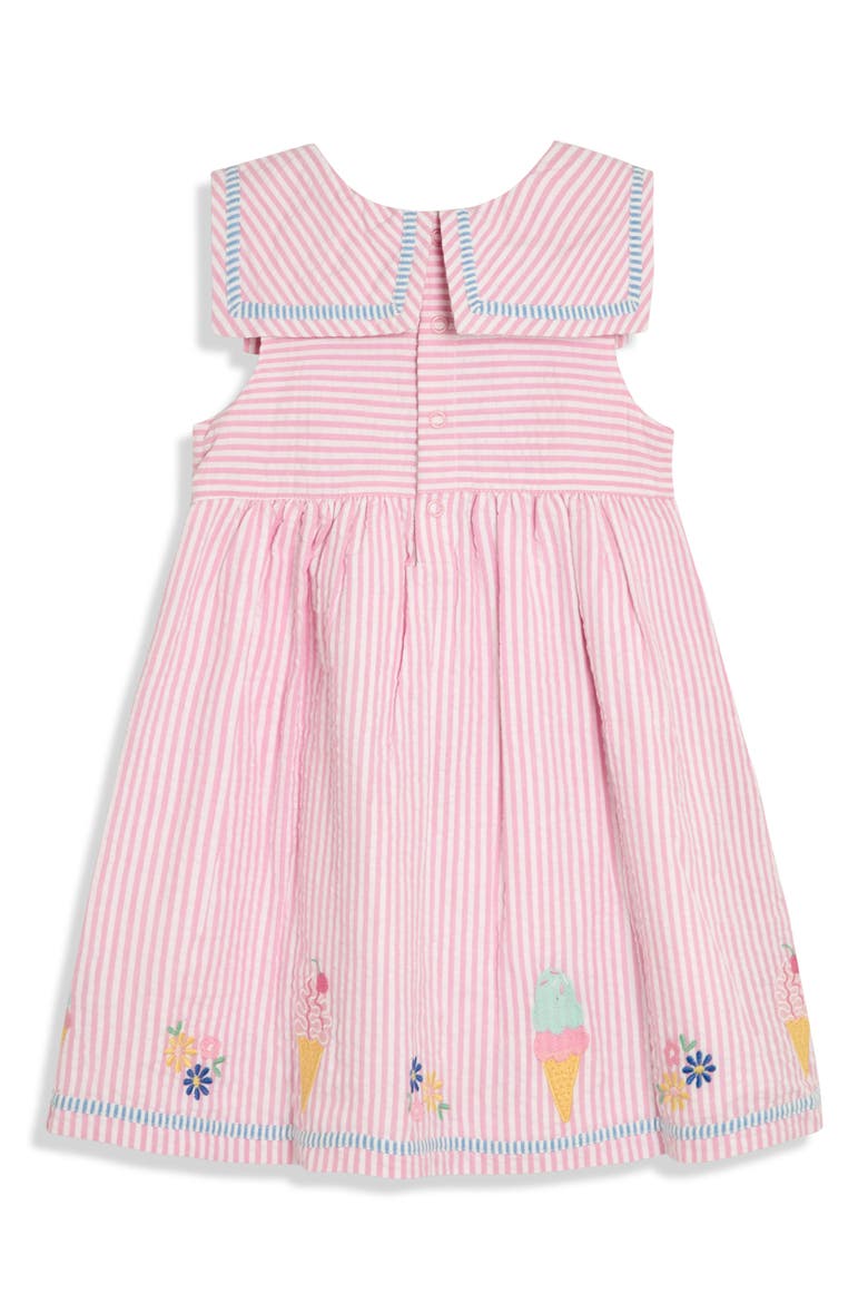 Ice Cream Appliqué Sailor Dress, Alternate, color, PINK