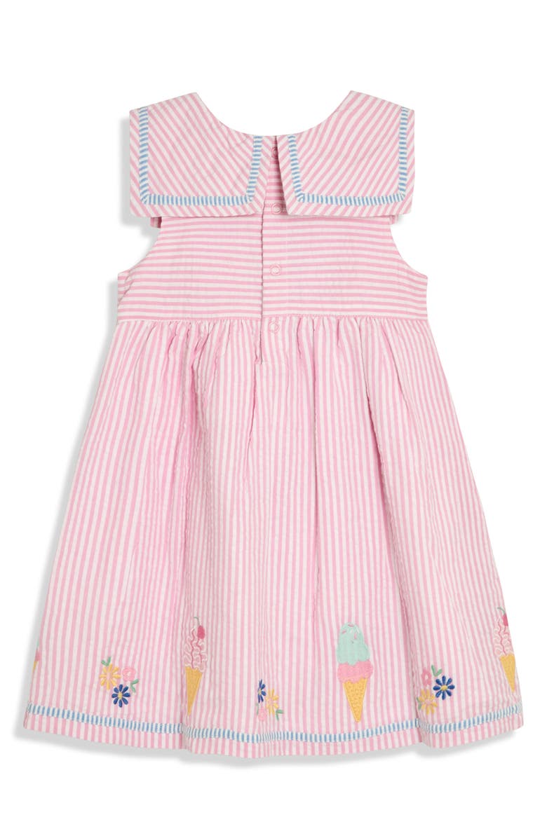 JOJO MAMAN BEBE Ice Cream Appliqué Sailor Dress, Alternate, color, Pink