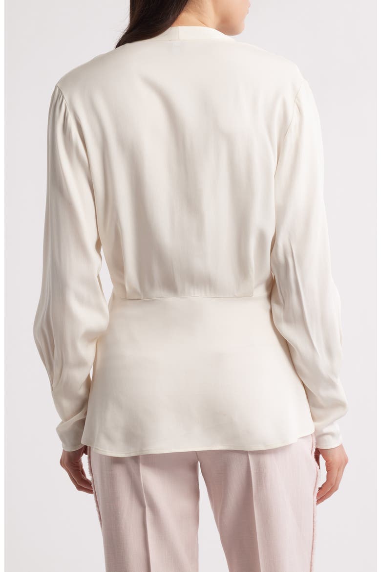Bimkai Front Wrap Top, Alternate, color, OPEN WHT