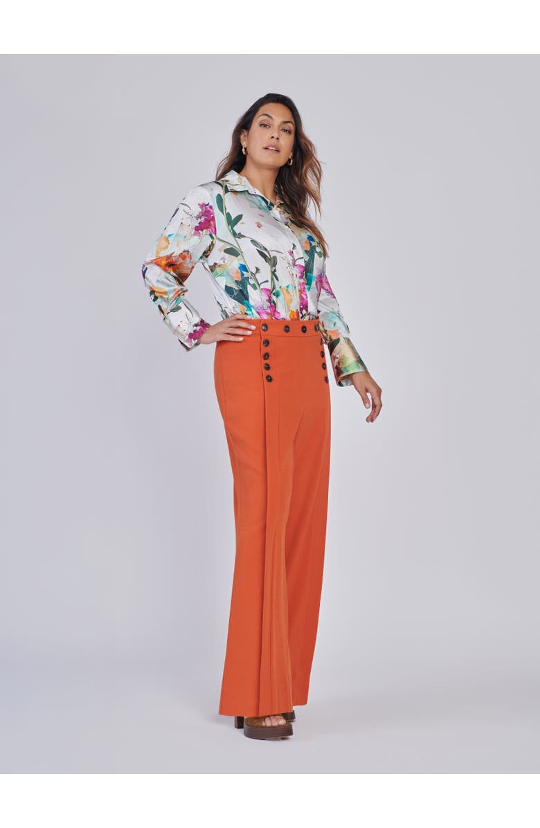 Gabriella Rossetti Mathilde Stretch Silk Floral Blouse, Alternate, color, 