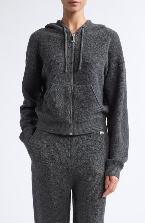 Wool Blend Knit Joggers