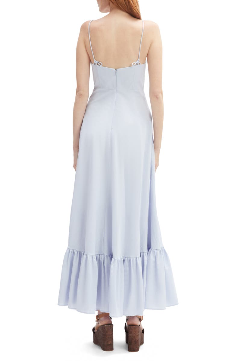 Bardot Marian Linen Blend Maxi Dress, Alternate, color, Soft Blue