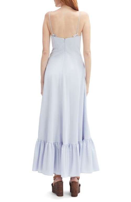 Bardot Marian Linen Blend Maxi Dress In White