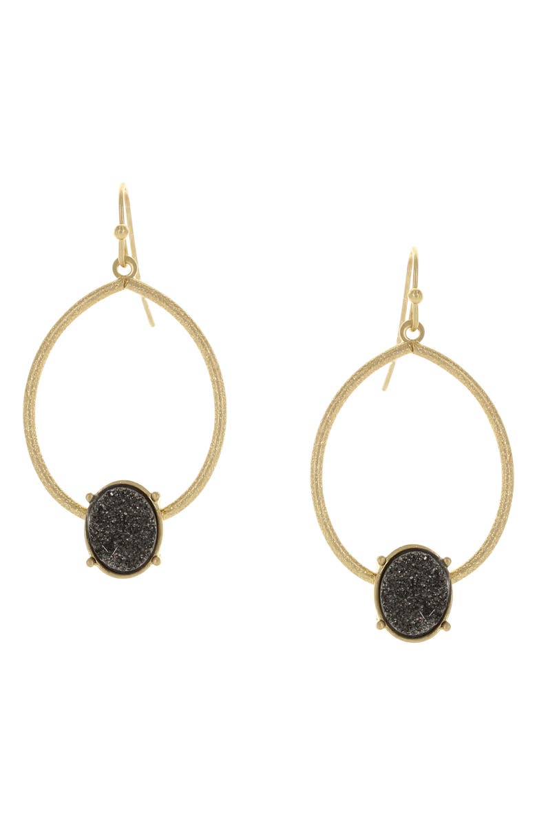OLIVIA WELLES Cynthia Hoop Drop Earrings, Main, color,