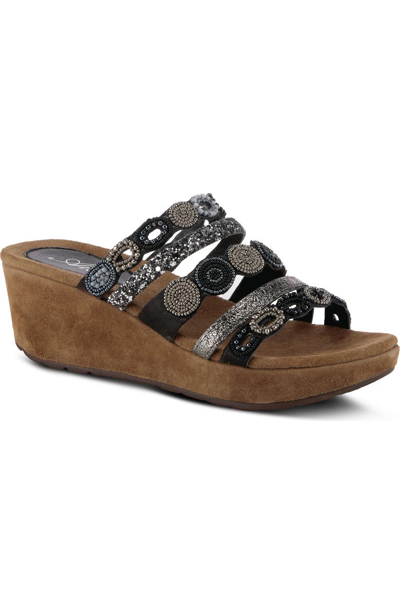 AZURA BY SPRING STEP Claretha Wedge Slide Sandal, Main, color,