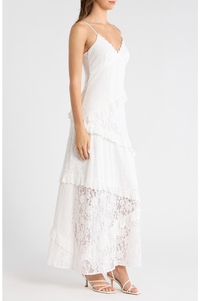 Giah Lace Maxi Slipdress, Alternate, color, ANTIQUE