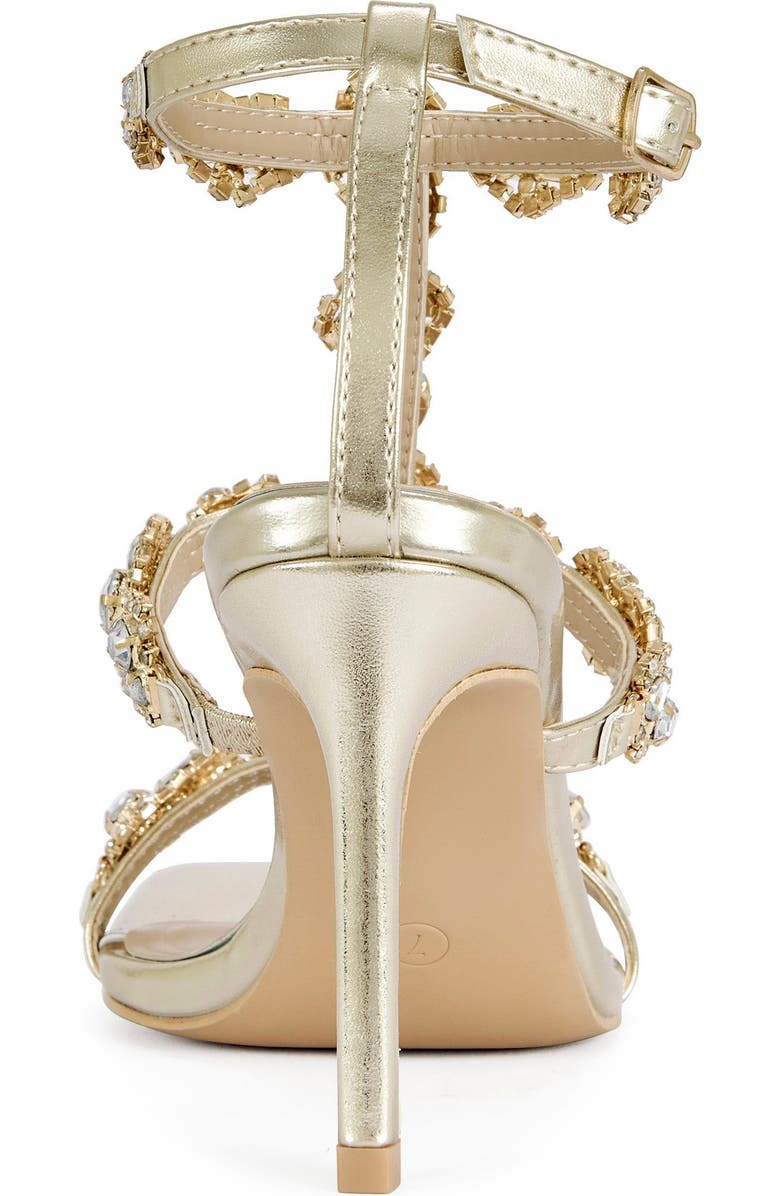 AZALEA WANG Zeta Stiletto Sandal, Alternate, color, Gold