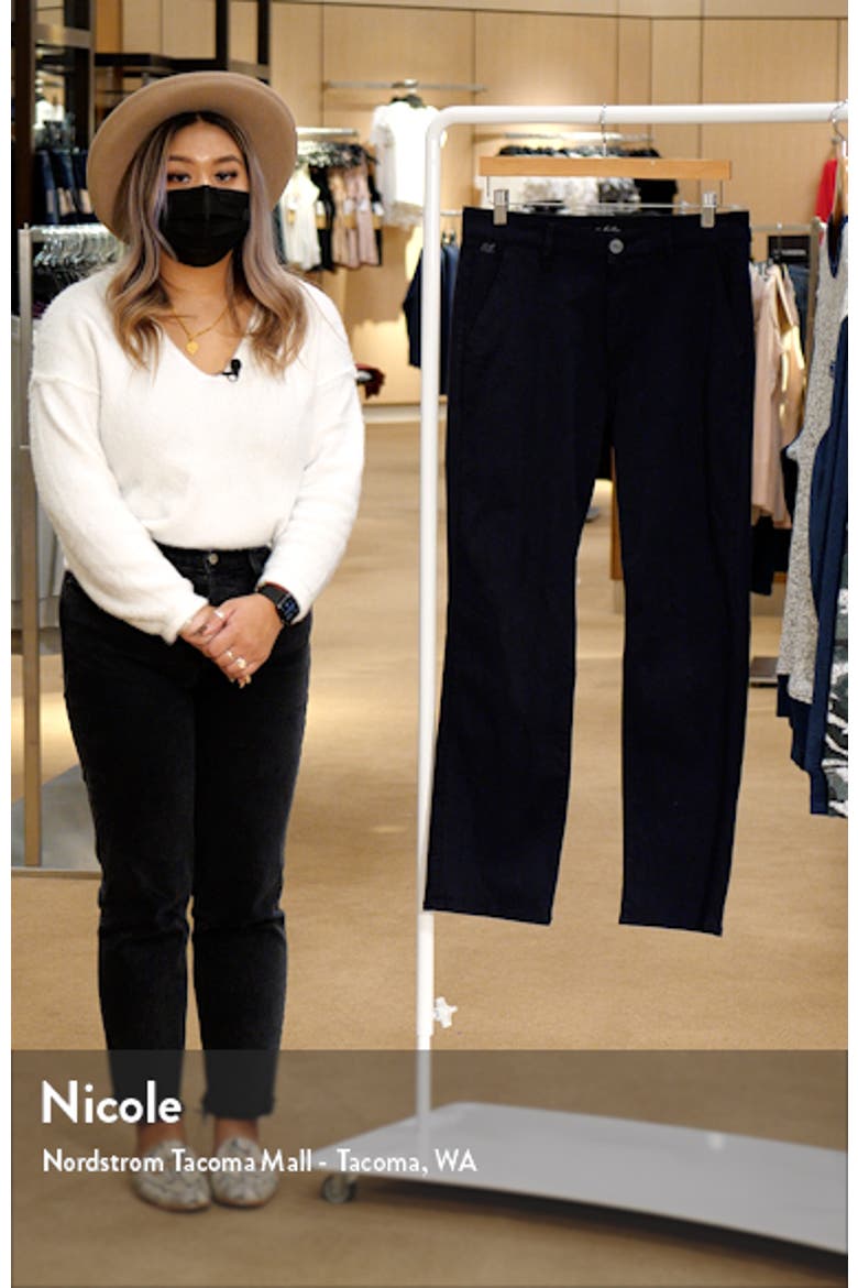 Charisma Relaxed Fit Straight Leg Flat Front Chinos video