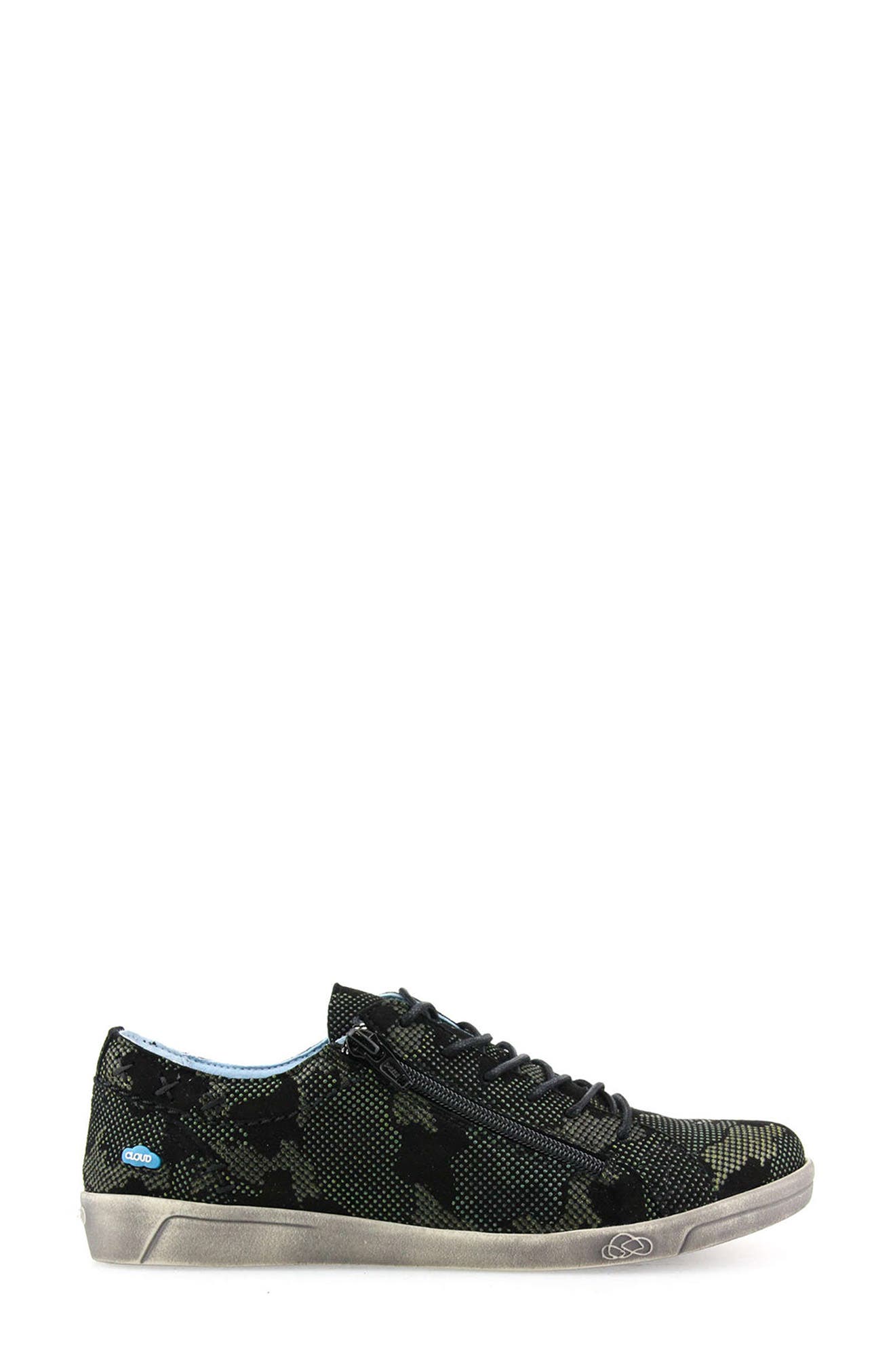Aika Print Sneaker, Alternate, color, CAMOUFLAGE LEATHER