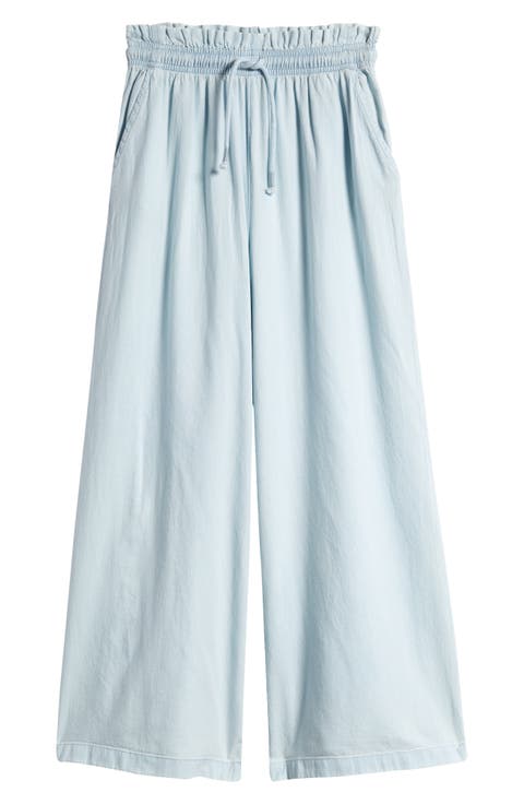 Kids' Wide Leg Paperbag Waist Pants (Big Kid)