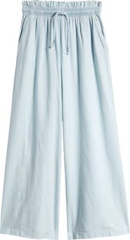 Treasure & Bond Kids' Wide Leg Paperbag Waist Pants