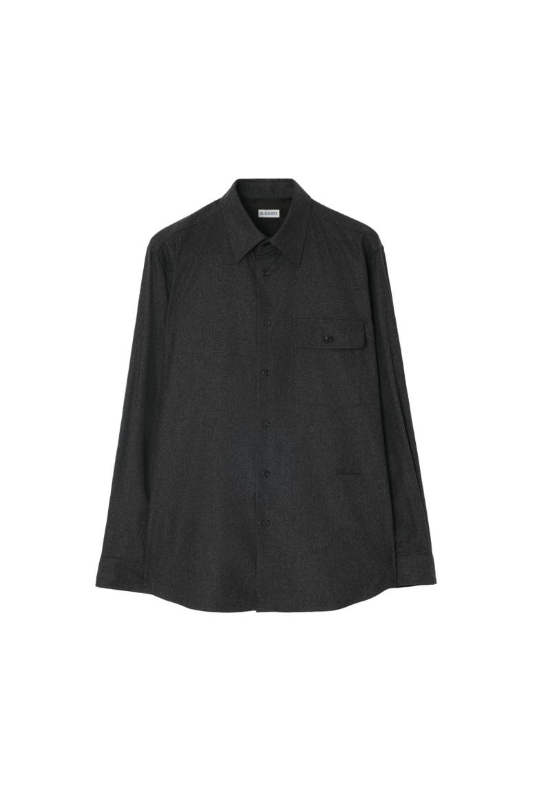 Wool Cashmere Overshirt, Alternate, color, Lead grey melange