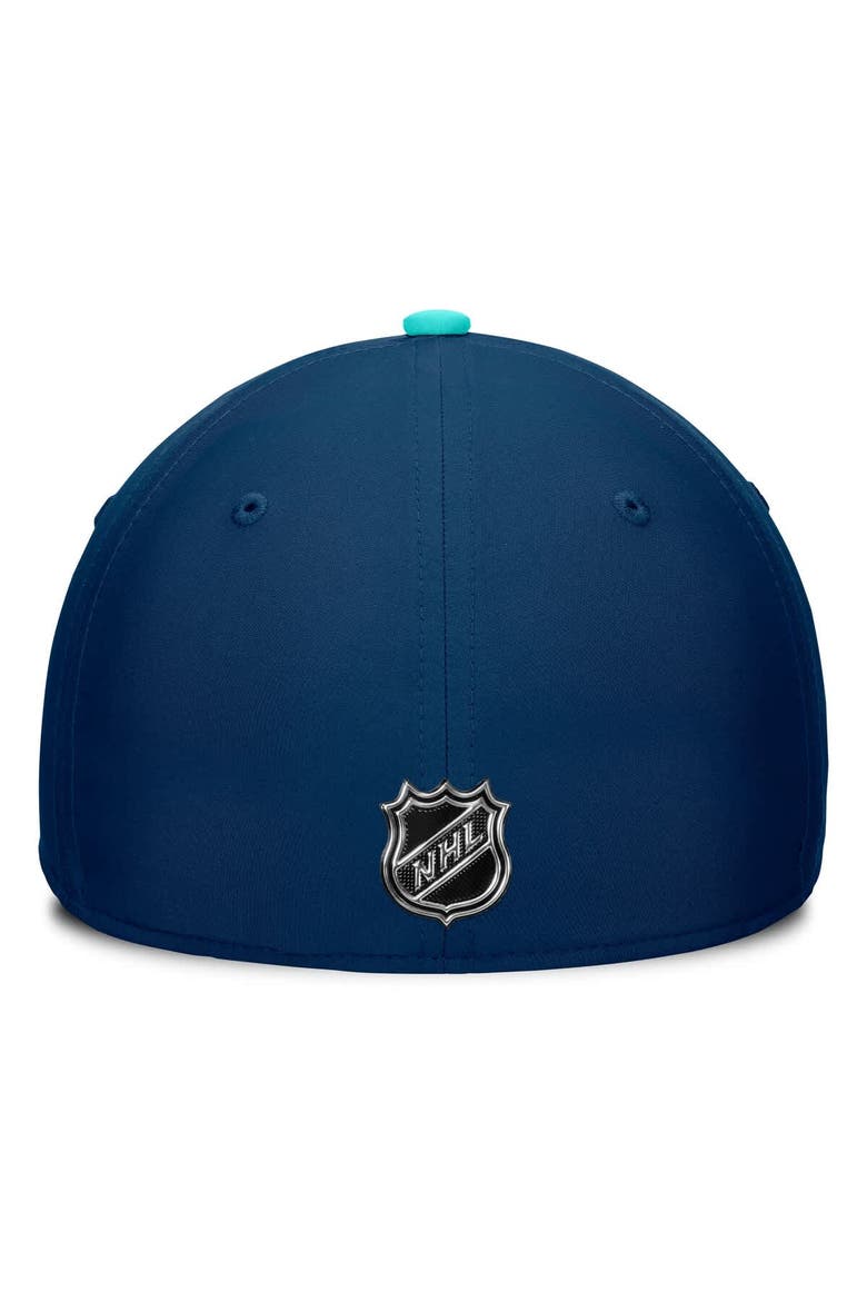 Men's Fanatics Deep Sea Blue/Light Blue Seattle Kraken Authentic Pro Rink Flex Hat, Alternate, color, Navy