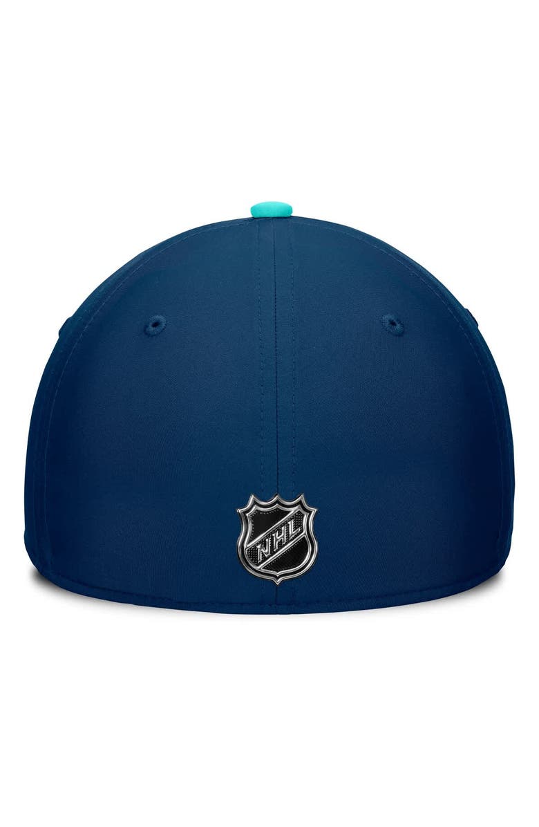 FANATICS Men's Fanatics Deep Sea Blue/Light Blue Seattle Kraken Authentic Pro Rink Flex Hat, Alternate, color, Navy