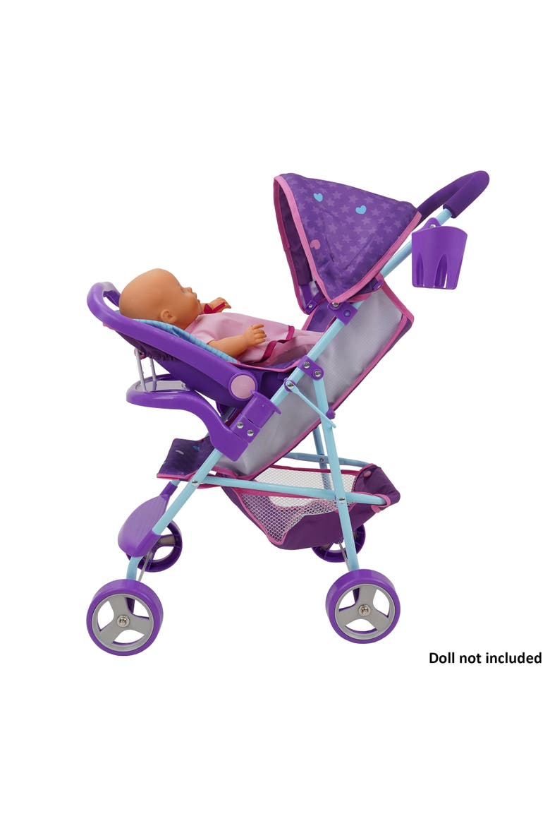 Mermaid Doll Travel System Stroller Set, Alternate, color, Multicolored