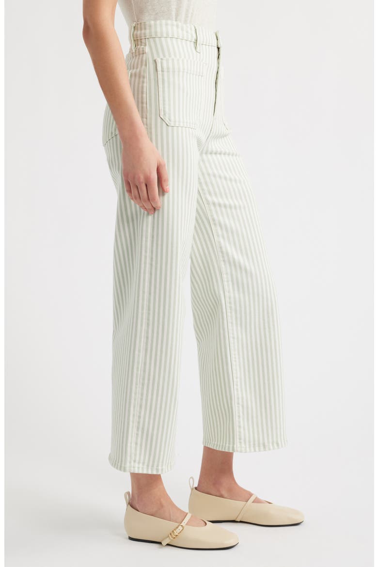 The Anchor High Waist Wide Leg Jeans, Alternate, color, SEAMIST STRIPE
