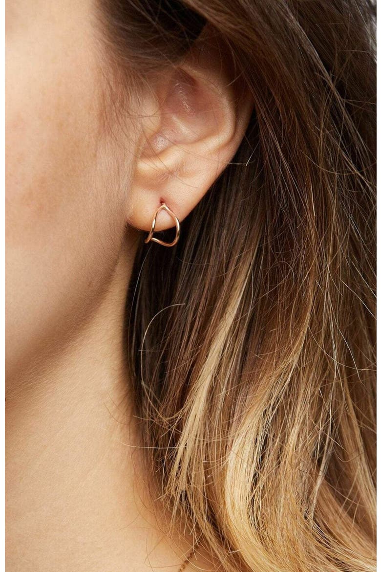 Ear Hugs, Alternate, color, Gold-filled