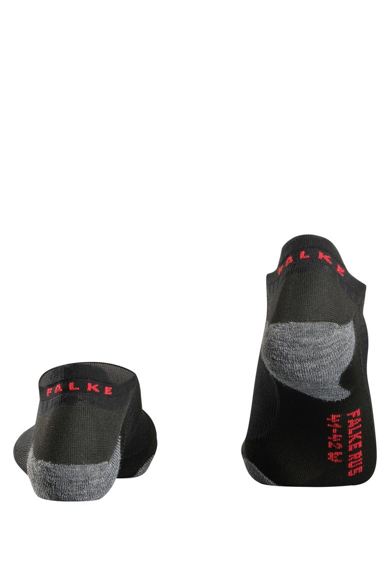 RU5 Race Invisible Running Socks, Alternate, color, Black-Mix