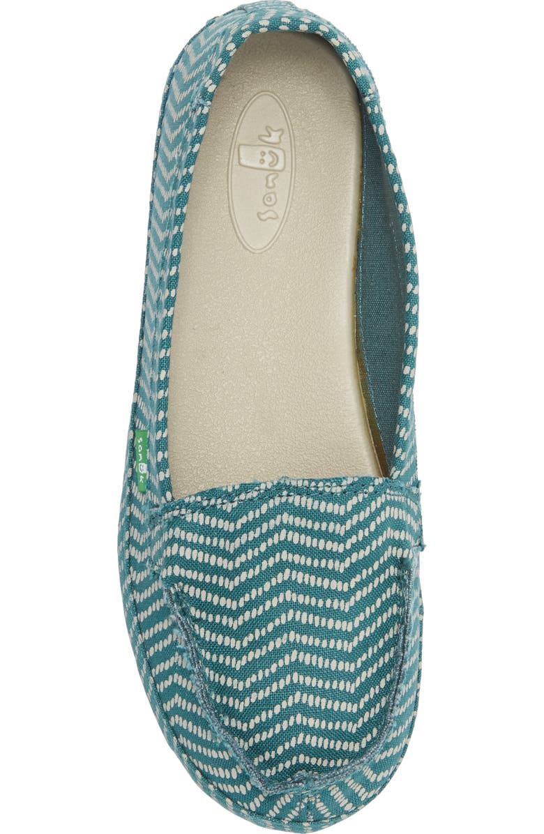 Sanuk Izabella Flat, Alternate, color, Malachite