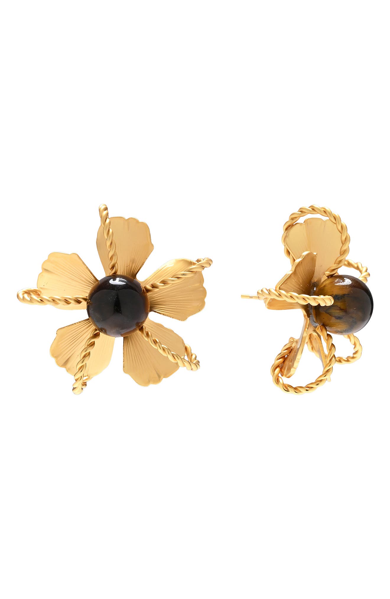 EYE CANDY LOS ANGELES Olena Flower Stud Earrings
