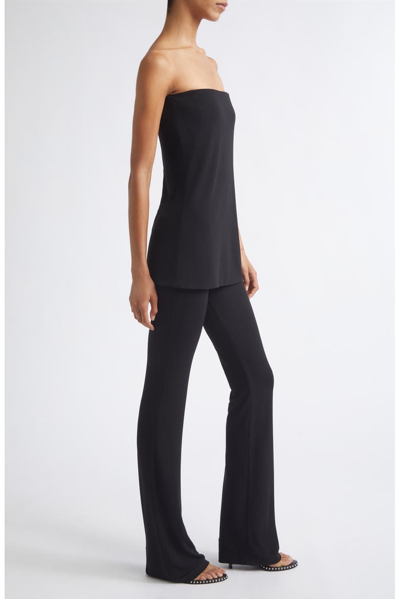 Strapless Corset Jumpsuit, Alternate, color, BLACK