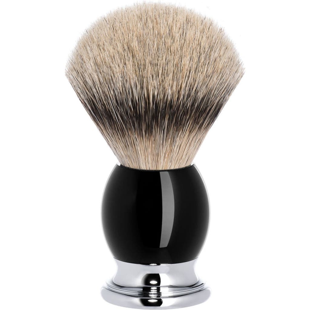 Mühle Sophist Black & Chrome Silvertip Badger Shaving Brush