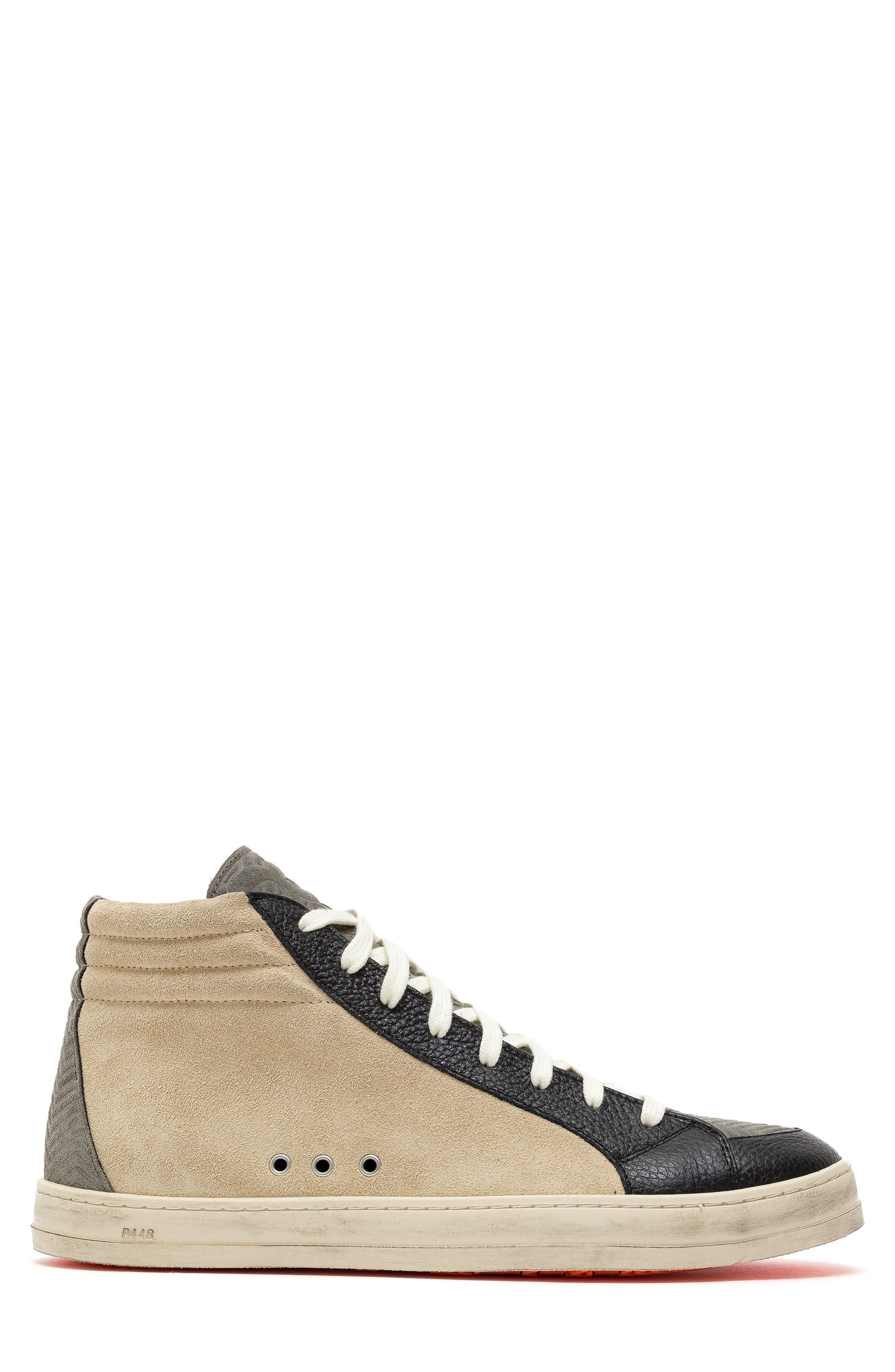 Skate Mid Top Sneaker, Alternate, color, TREAD