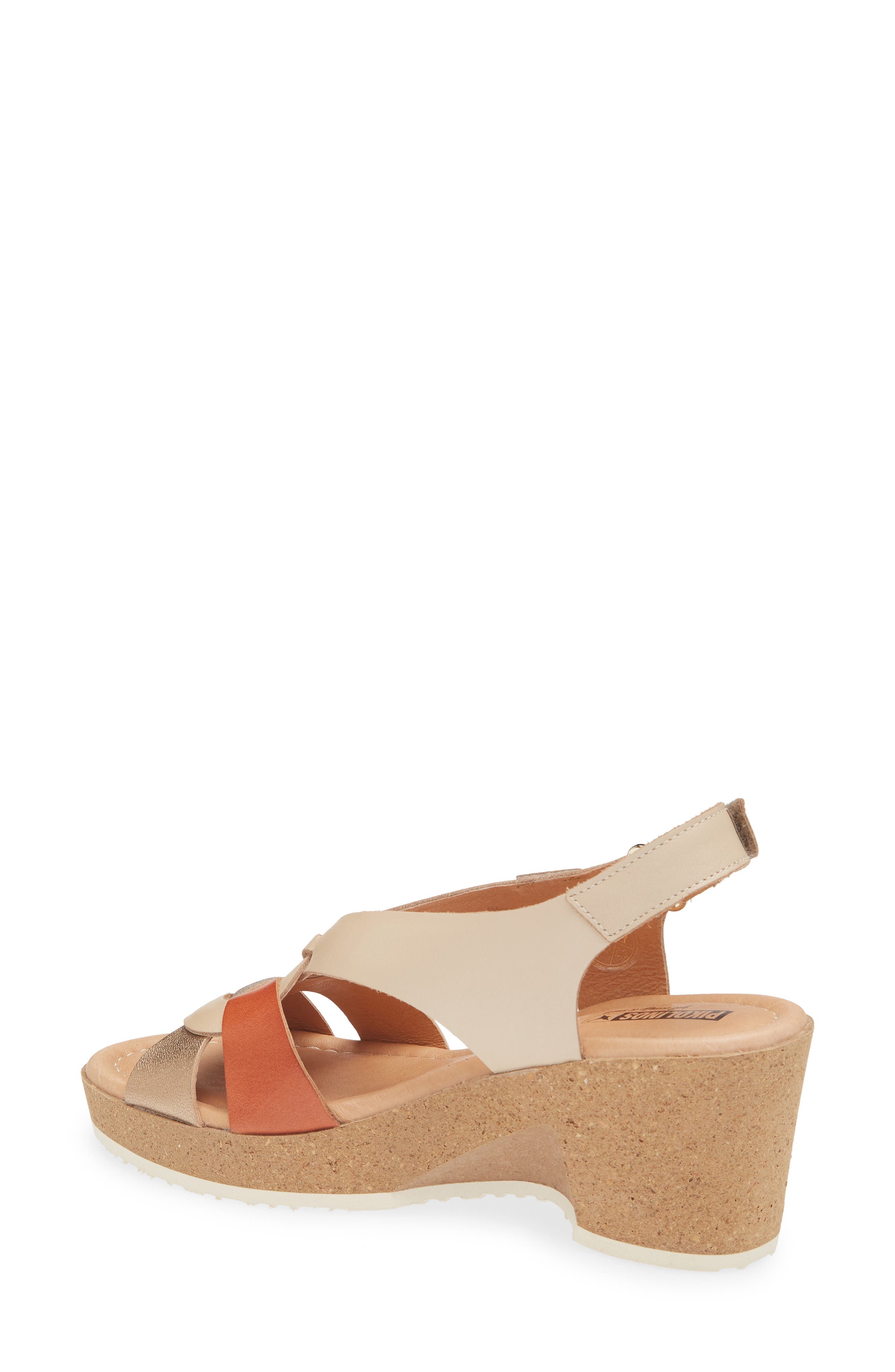 Arenales Wedge Slingback Sandal, Alternate, color, MARFIL