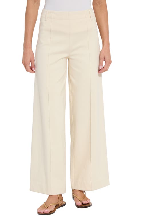 Lysse Nova High Waist Pintuck Wide Leg Jeans in Coco Clay at Nordstrom, Size Medium