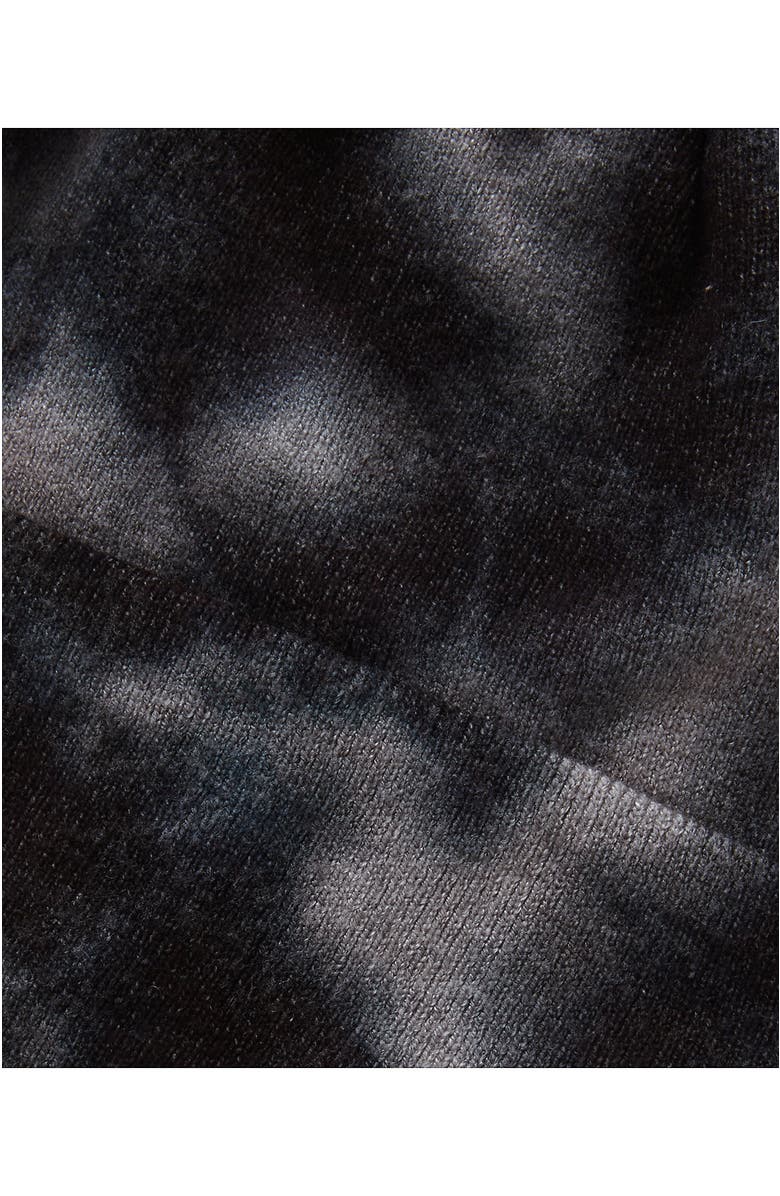 Lands' End Kids Cuffed Beanie, Alternate, color, Tonal Black Tie Dye