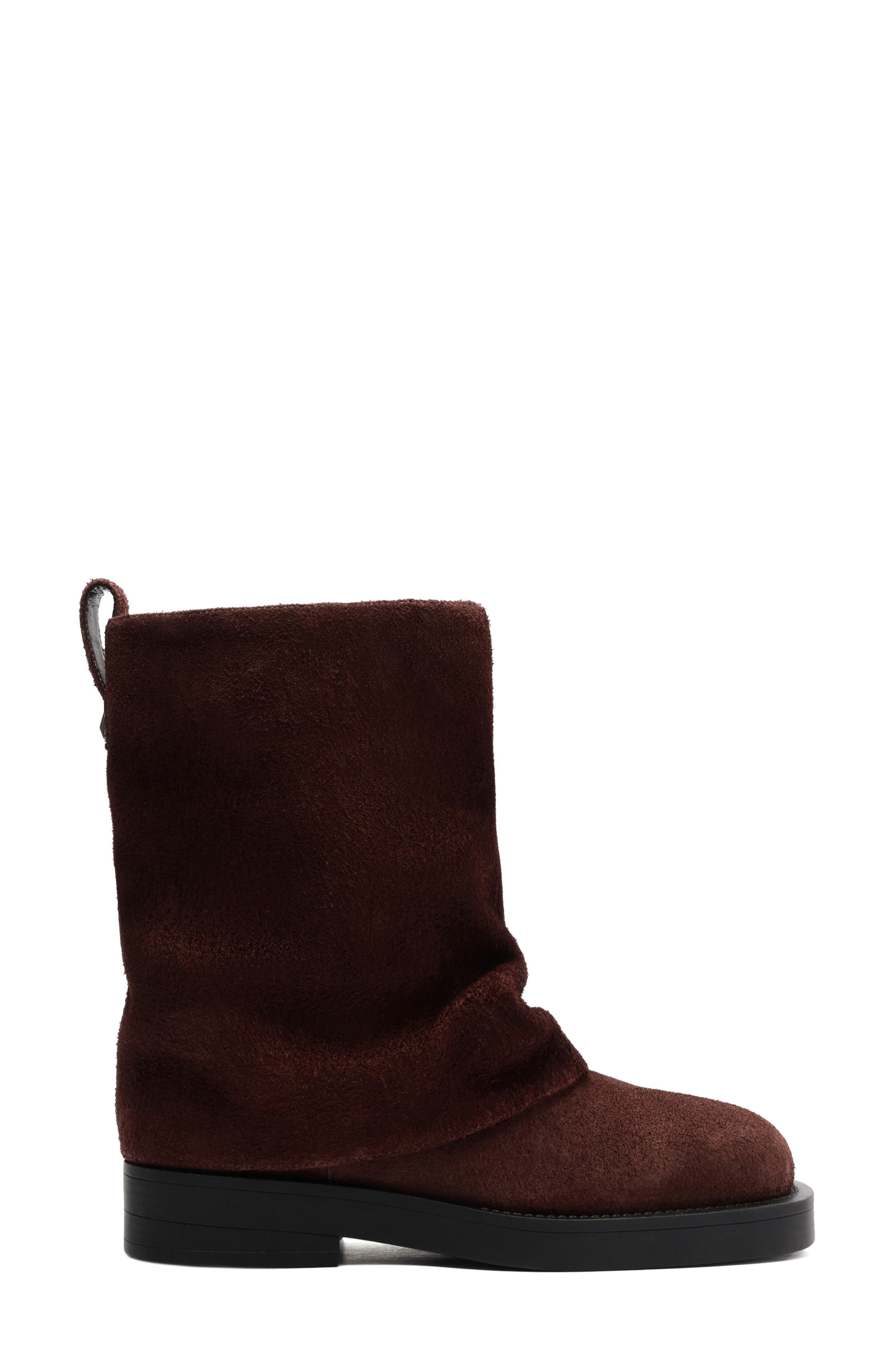 Schutz Keira Cloak Boot, Alternate, color, Root Brown