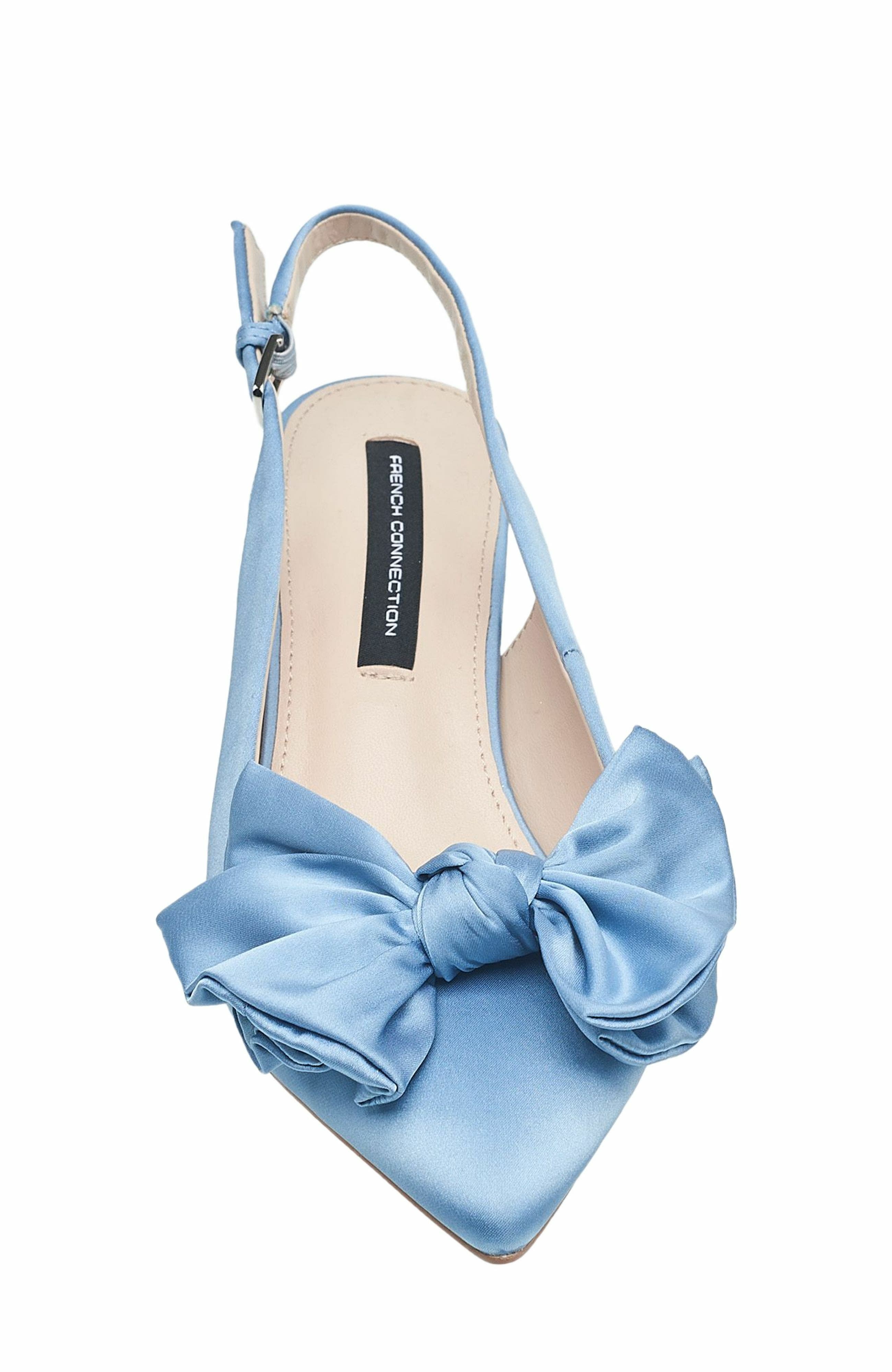Quinnbow Slingback Kitten Heel, Alternate, color, BLUE