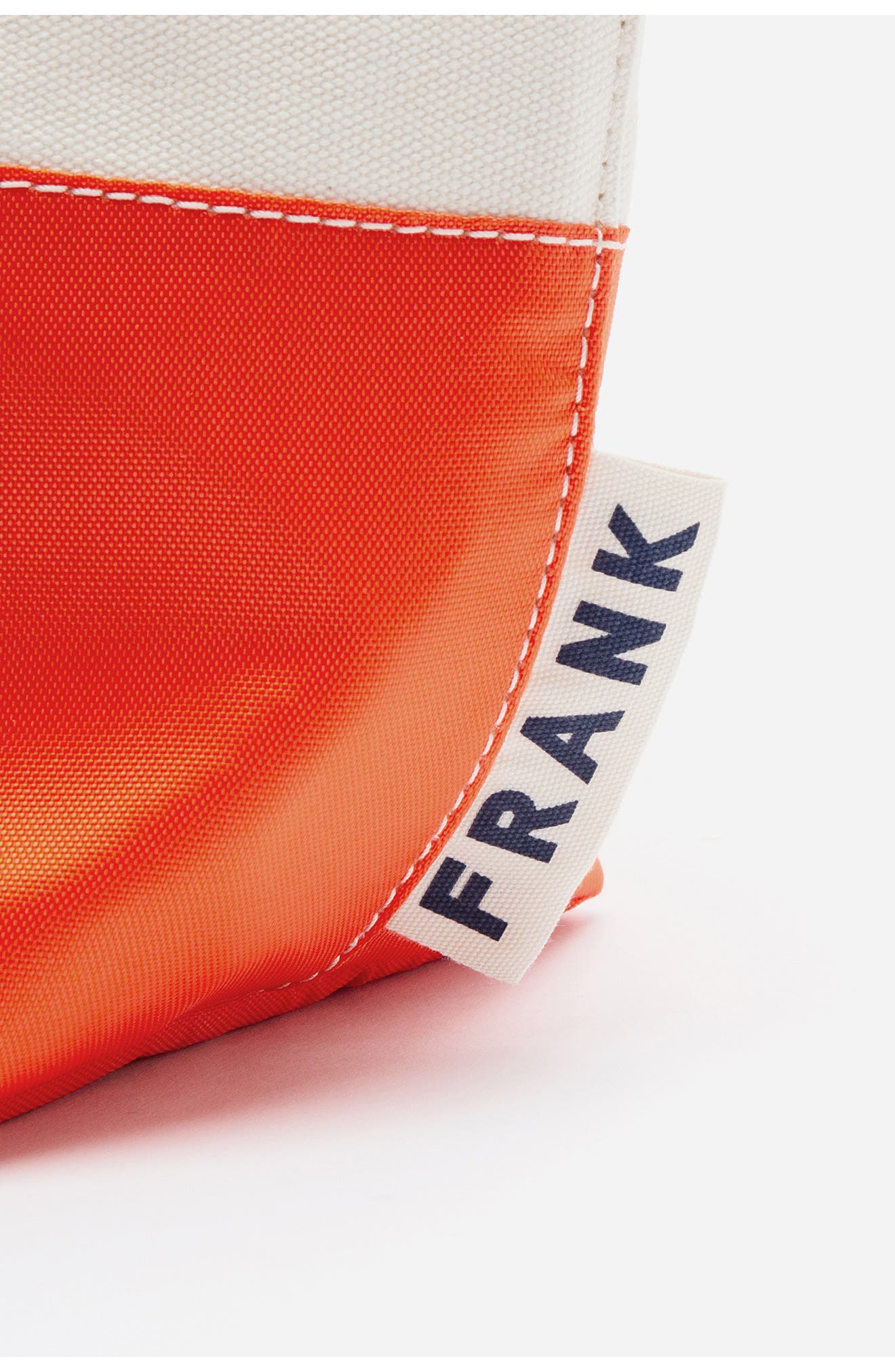 Frances Valentine Summer XL Canvas Tote, Alternate, color, Natural/ Orange