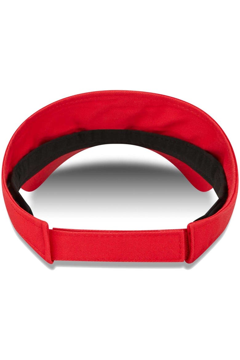 Men's New Era Red Kansas City Chiefs Main Adjustable Visor, Alternate, color, Red