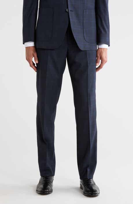 Check Trim Fit Trousers