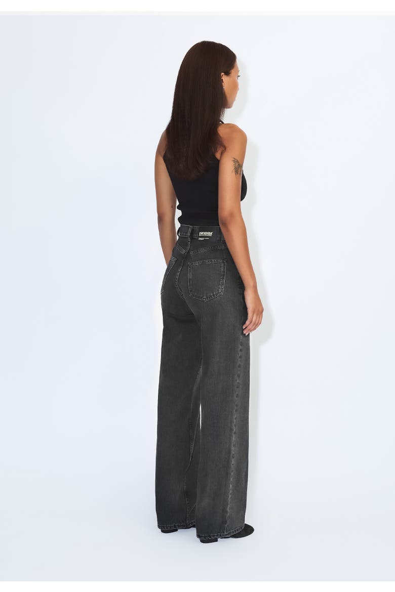 Echo High Straight Rigid Jeans, Alternate, color, Retro black