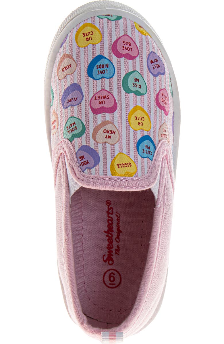 SweetHearts Conv. Hearts Slip-On 5-10, Alternate, color, Lilac Multi