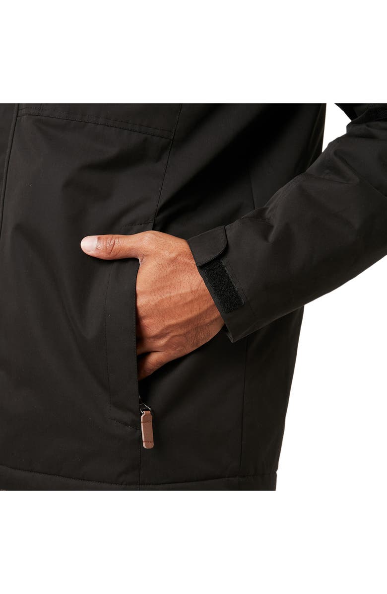 Free Country Hooded Faux Shearling Lined Jacket, Alternate, color,