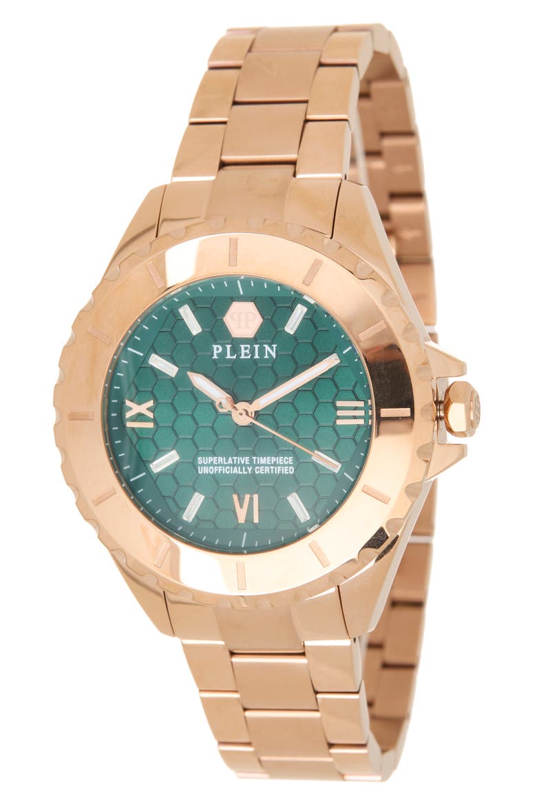 Plein Heaven Bracelet Watch, 38mm, Main, color, RSGLD