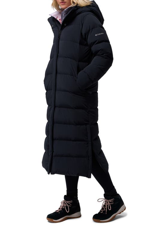 Columbia Amaze Water Repellent 650 Fill Power Down Puffer Coat In Blue