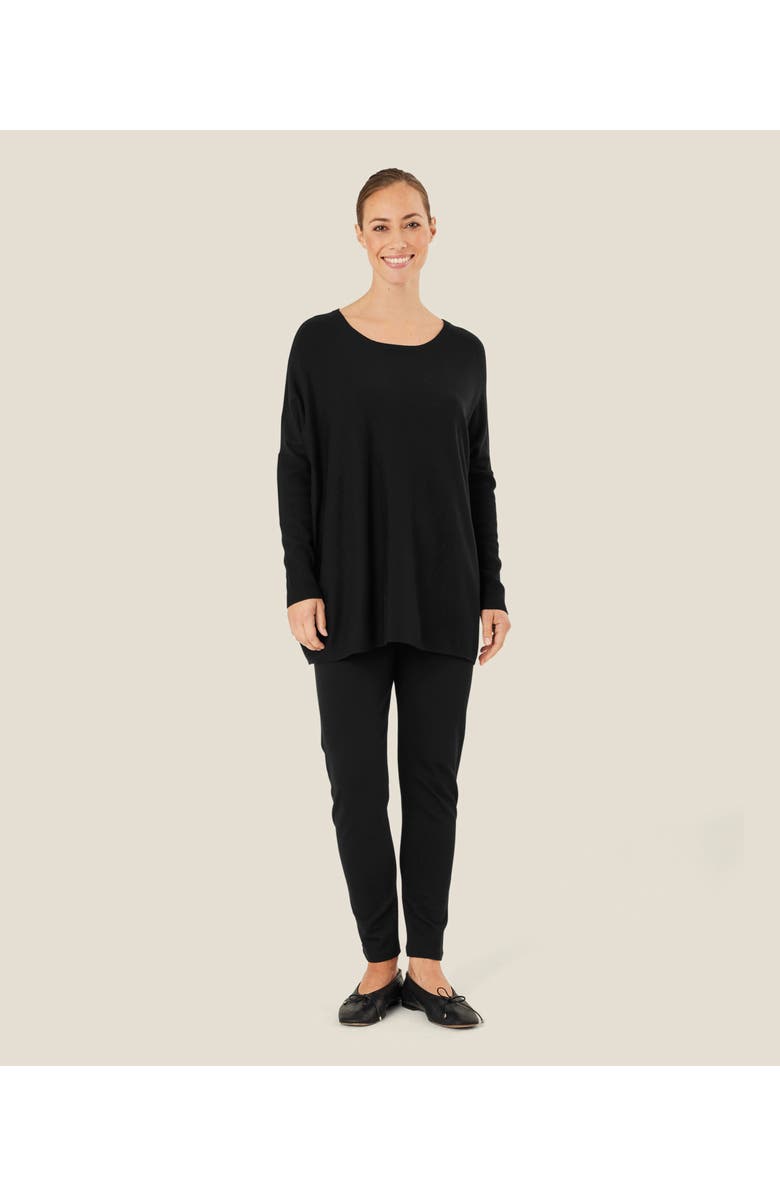 Masai Copenhagen Long Sleeve Round Neck Knit Jumper, Alternate, color, Black