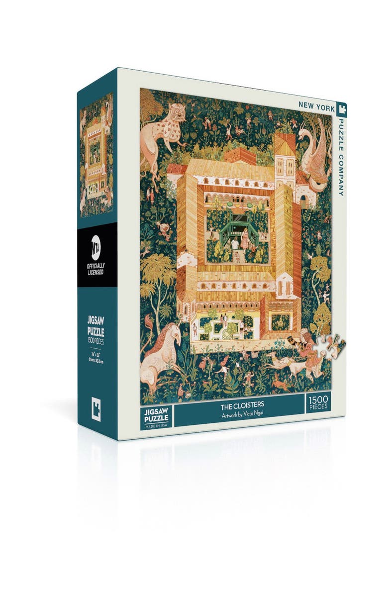 NEW YORK PUZZLE COMPANY The Cloisters 1500 Piece Puzzle, Alternate, color, NO COLOR