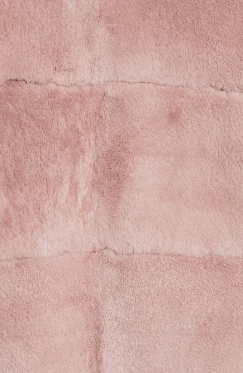 St. John Collection Genuine Rex Rabbit Fur Jacket | Nordstrom