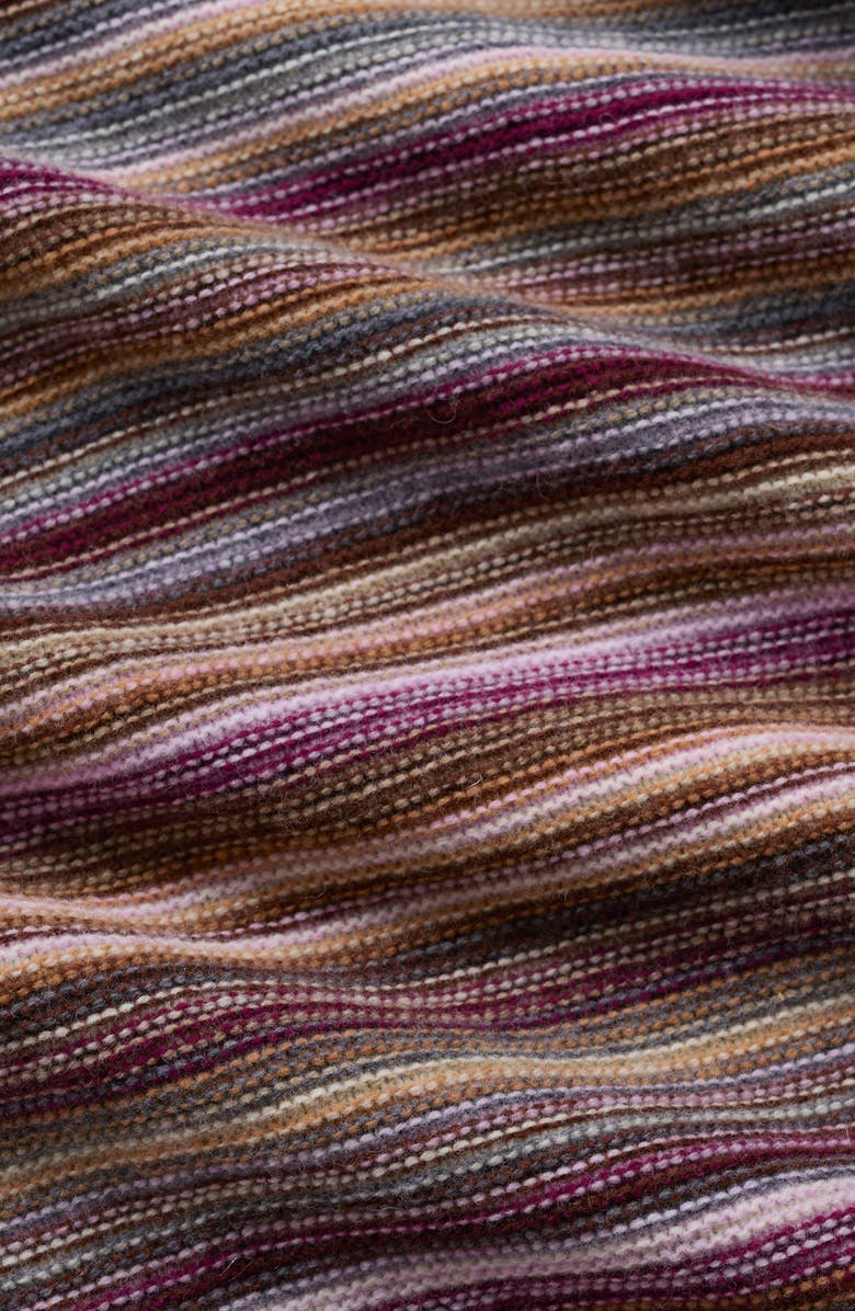 Seasalt Cornwall Fruity Stripe Wool Blend Sweater, Alternate, color, Ripple Marks Cocoa Multi