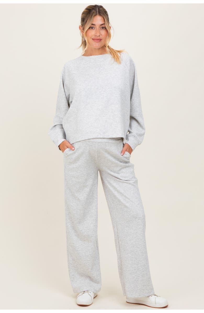 PinkBlush Crewneck Pullover Pant Set, Main, color, 