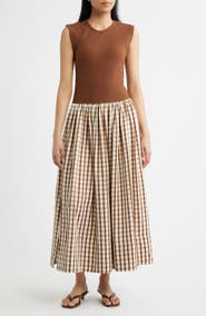 Brave+True Daphne Sleeveless Midi Dress